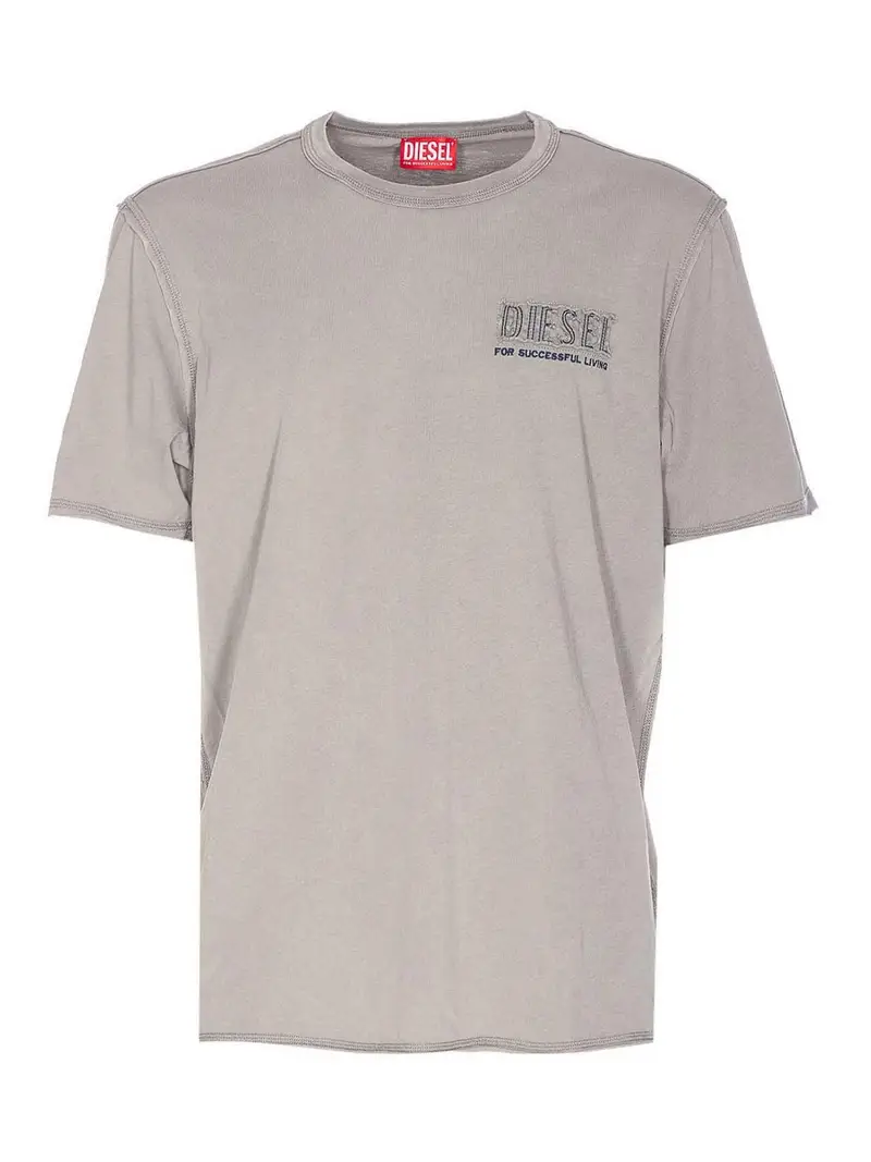 Diesel T-shirt Grigio 4185124