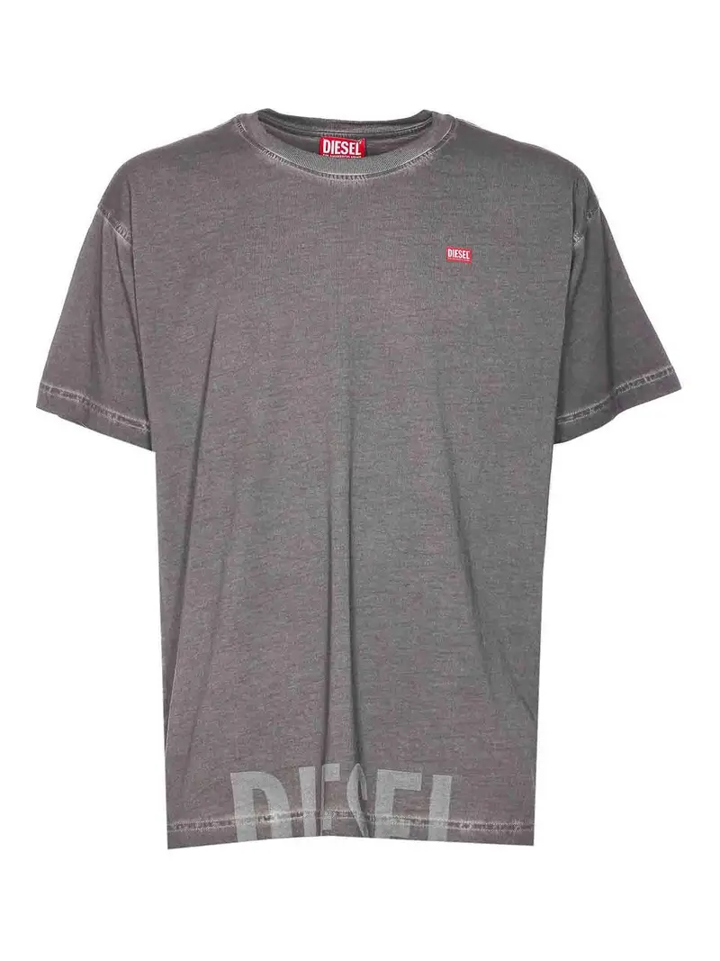 Diesel T-shirt Grigio 3296461