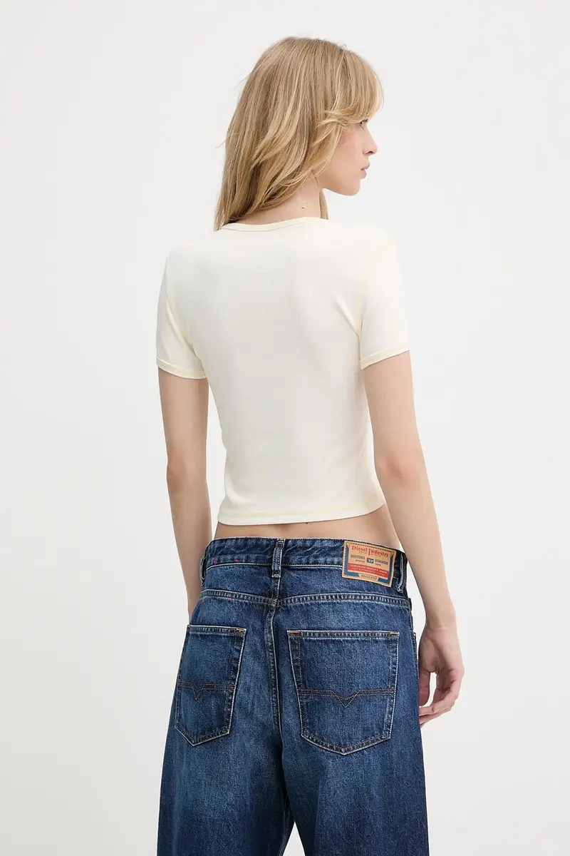 Diesel T-shirt Donna Grigio 3242258 miniatura 3