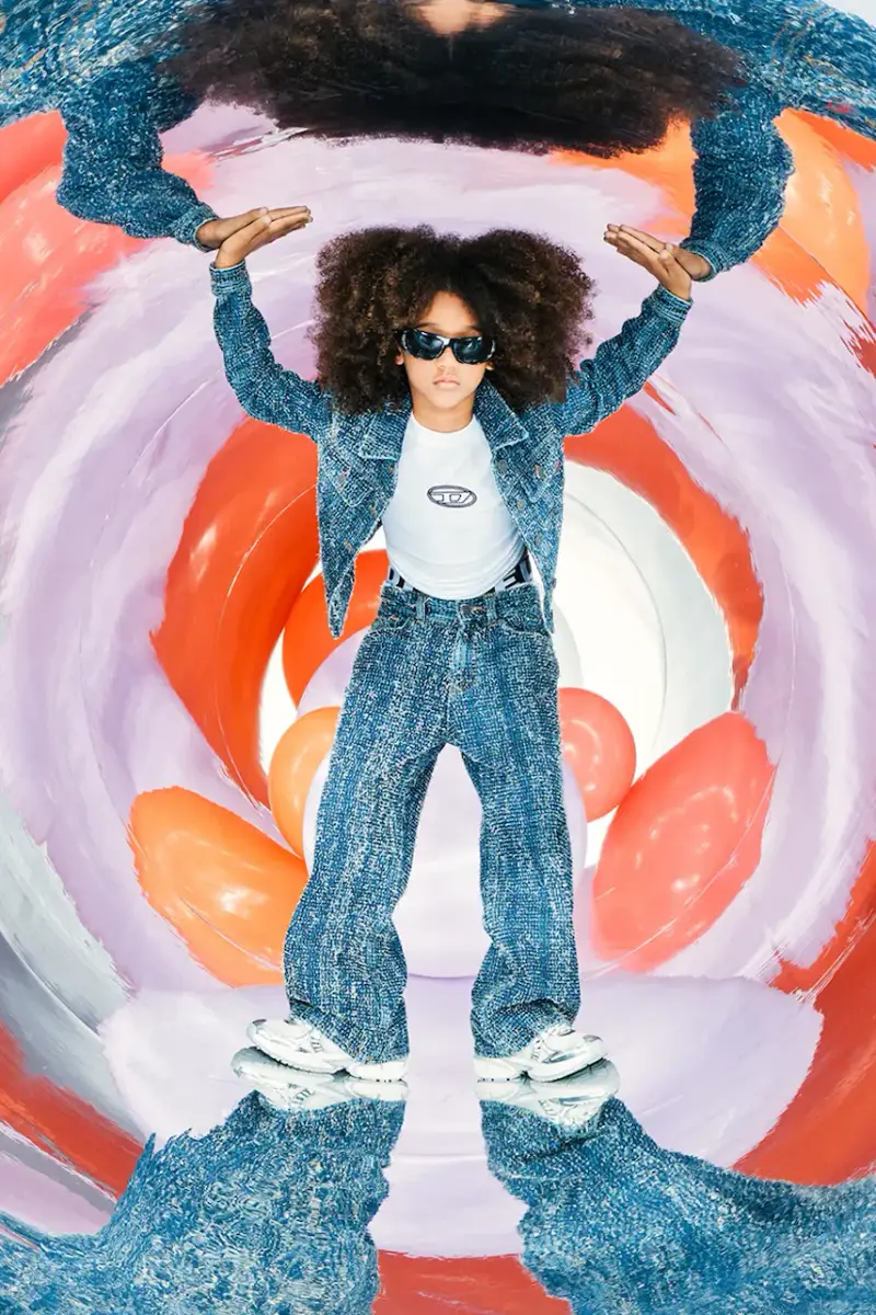 Diesel T-shirt Bianco 3941540 miniatura 4