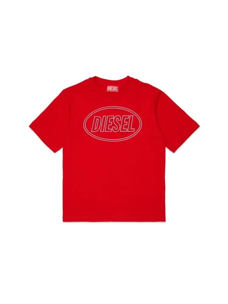 Diesel T-shirt Rosso 4370288