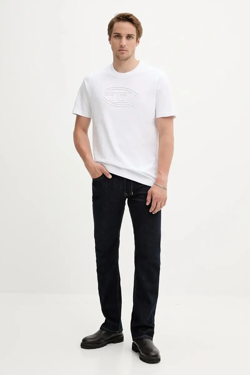 Diesel T-shirt Uomo Bianco 3243190 miniatura 2