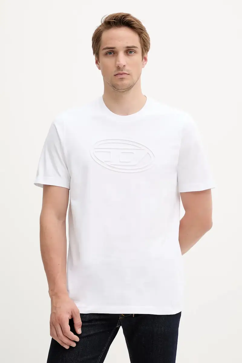 Diesel T-shirt Uomo Bianco 3243190