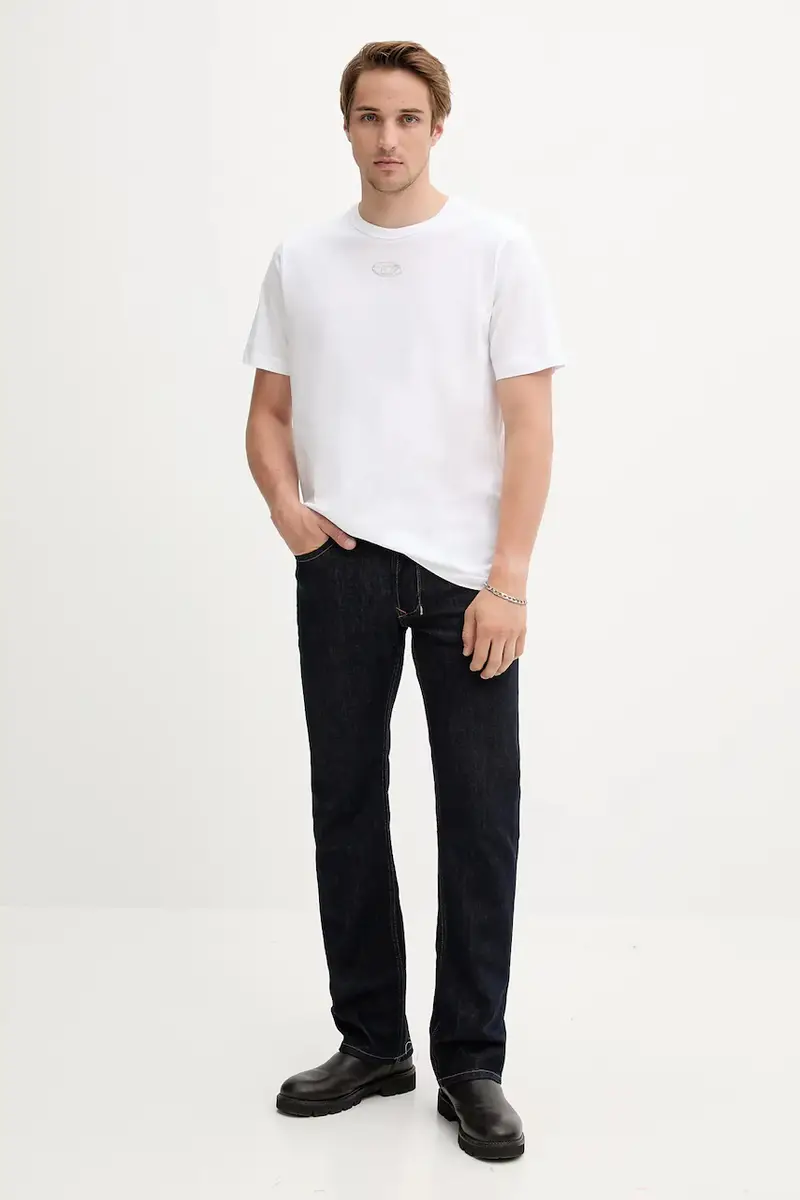 Diesel T-shirt Uomo Bianco 3243192 miniatura 2