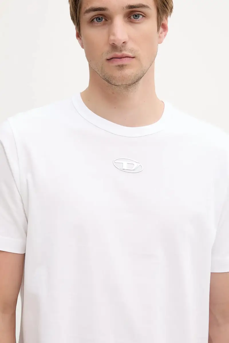 Diesel T-shirt Uomo Bianco 3243192 miniatura 4