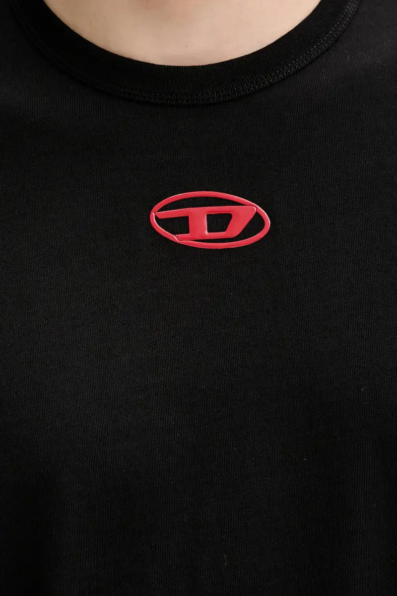 Diesel T-shirt Uomo Nero 3264585 miniatura 5