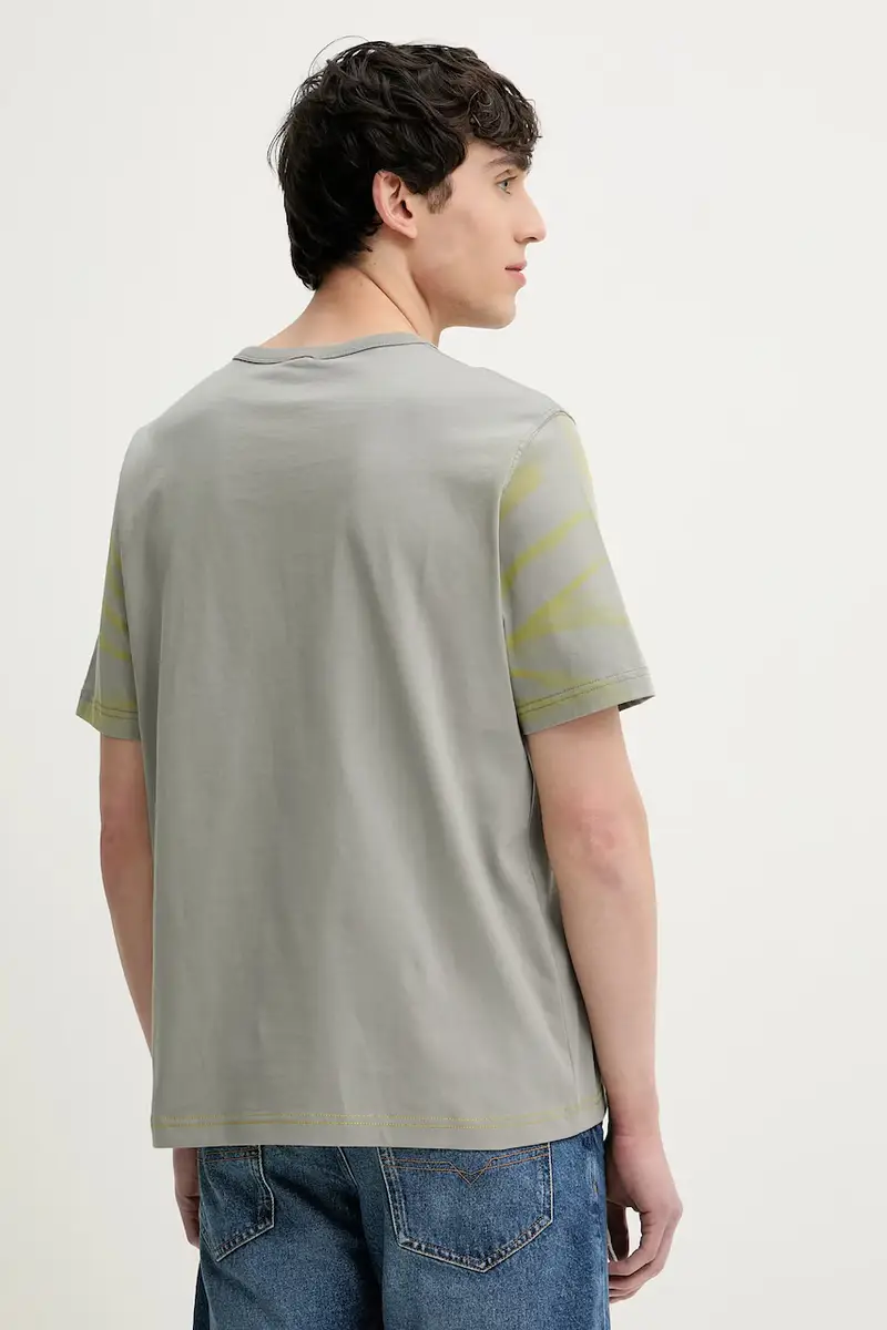 Diesel T-shirt Uomo Verde 3349744 miniatura 3