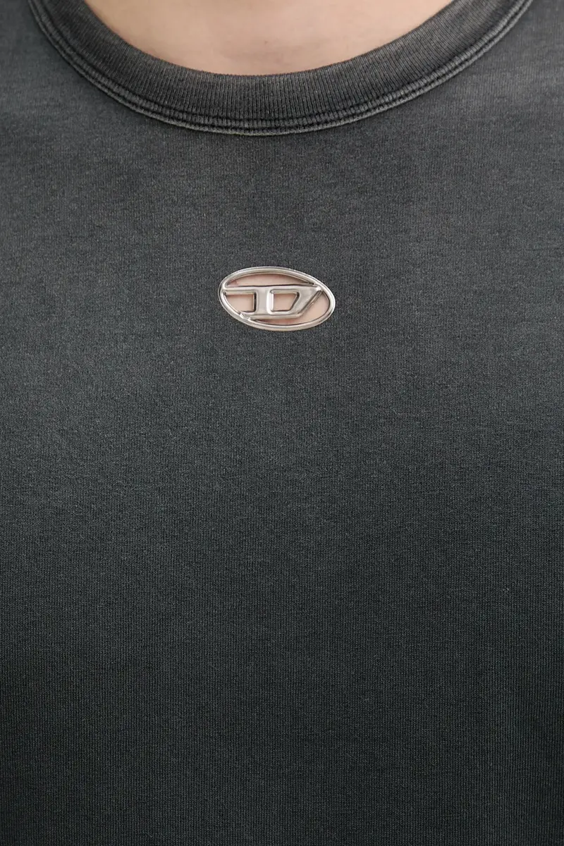 Diesel T-shirt Uomo Nero 3264546 miniatura 5