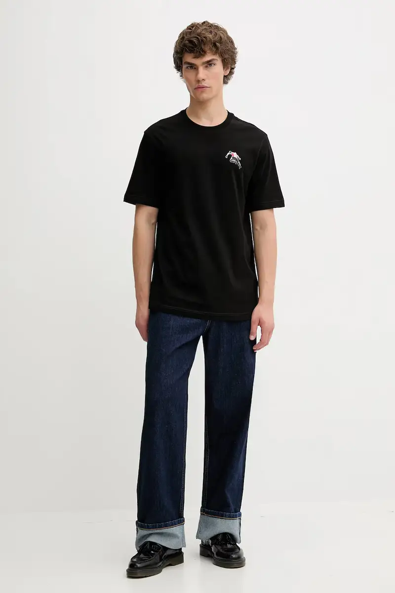 Diesel T-shirt Uomo Nero 3647825 miniatura 2