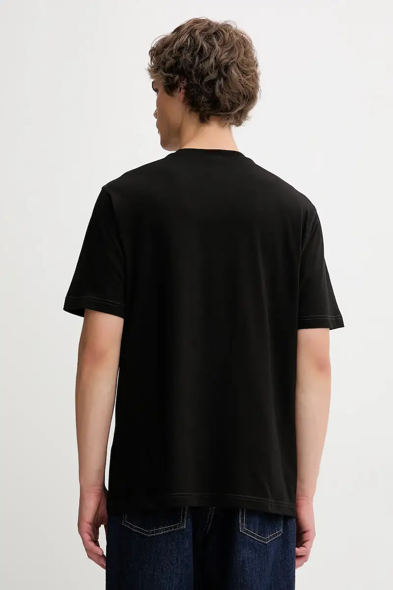 Diesel T-shirt Uomo Nero 3647825 miniatura 3