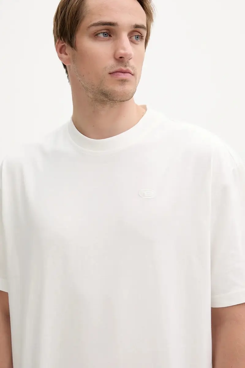 Diesel T-shirt Uomo Bianco 3243193 miniatura 4
