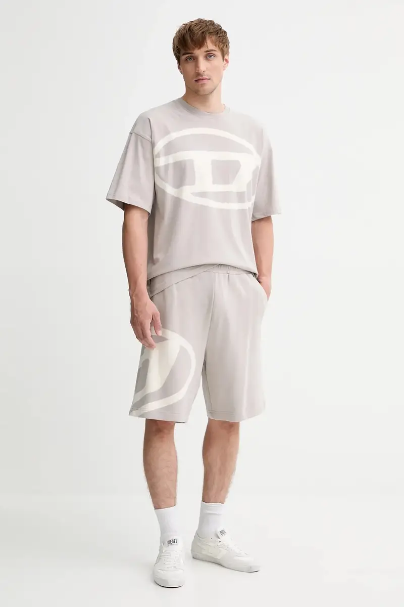 Diesel T-shirt Uomo Grigio 3249980 miniatura 2