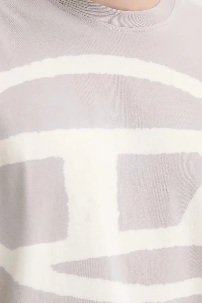 Diesel T-shirt Uomo Grigio 3249980 miniatura 5
