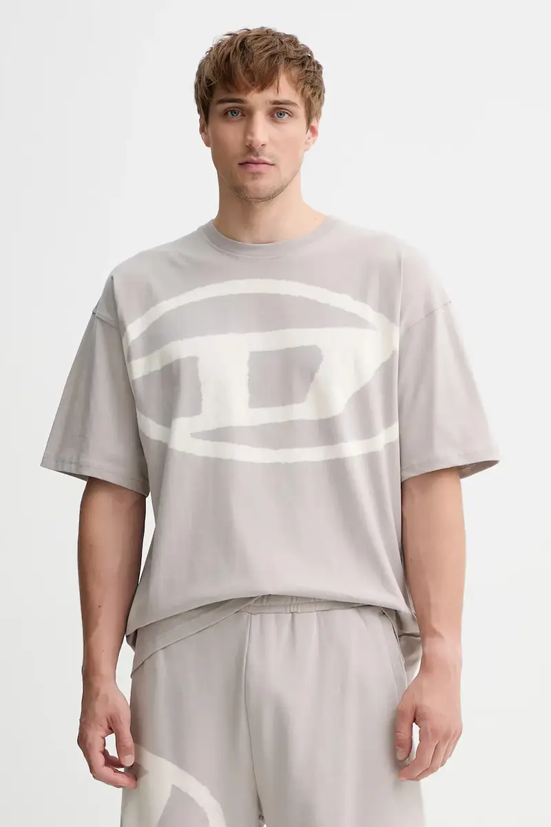 Diesel T-shirt Uomo Grigio 3249980