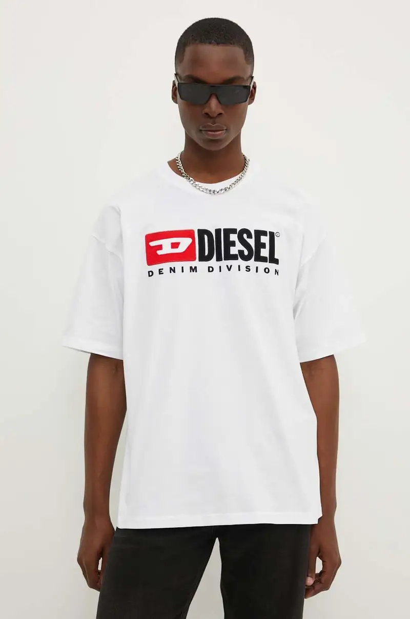 Diesel T-shirt Uomo Bianco 3527417
