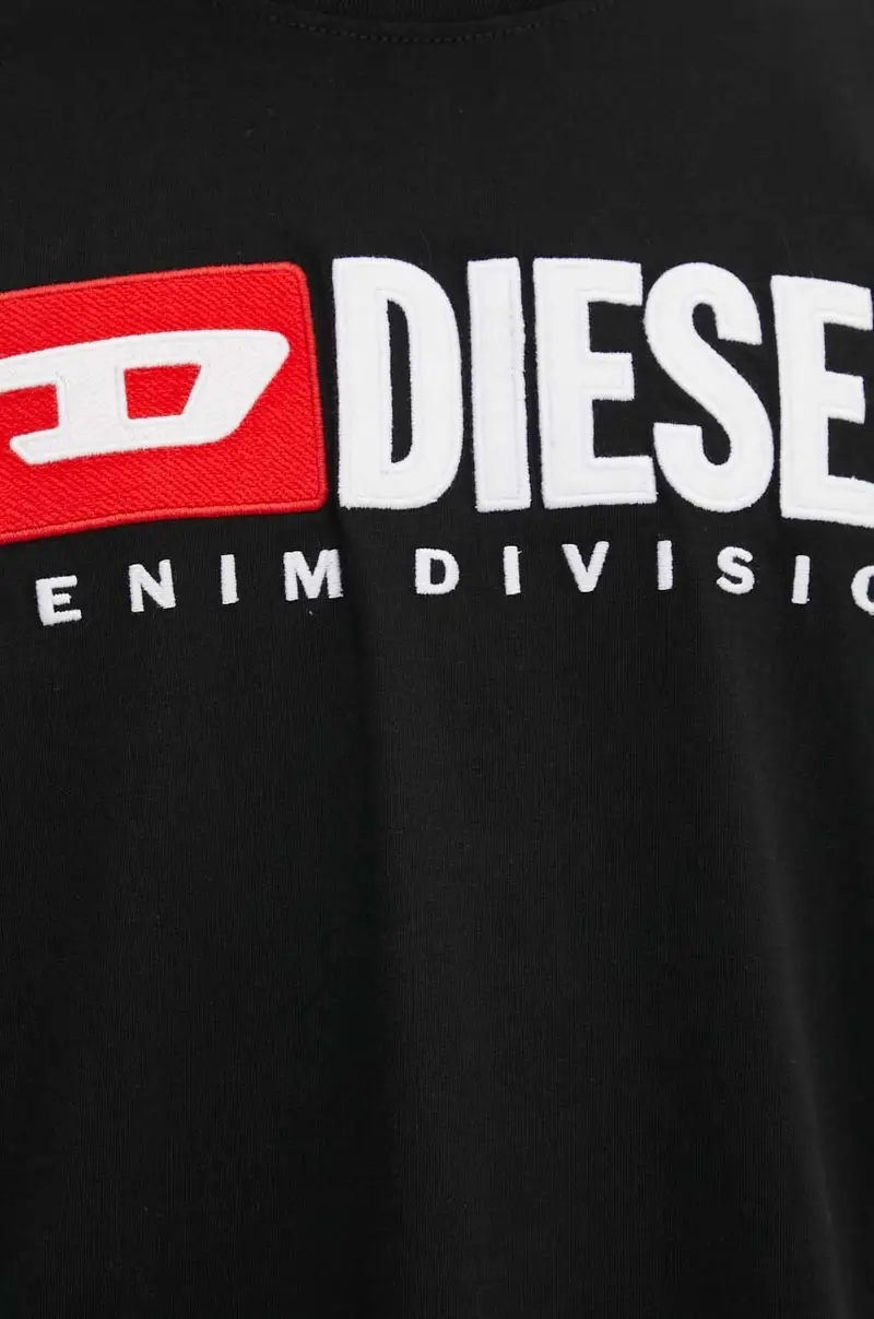 Diesel T-shirt Uomo Nero 3262197 miniatura 5