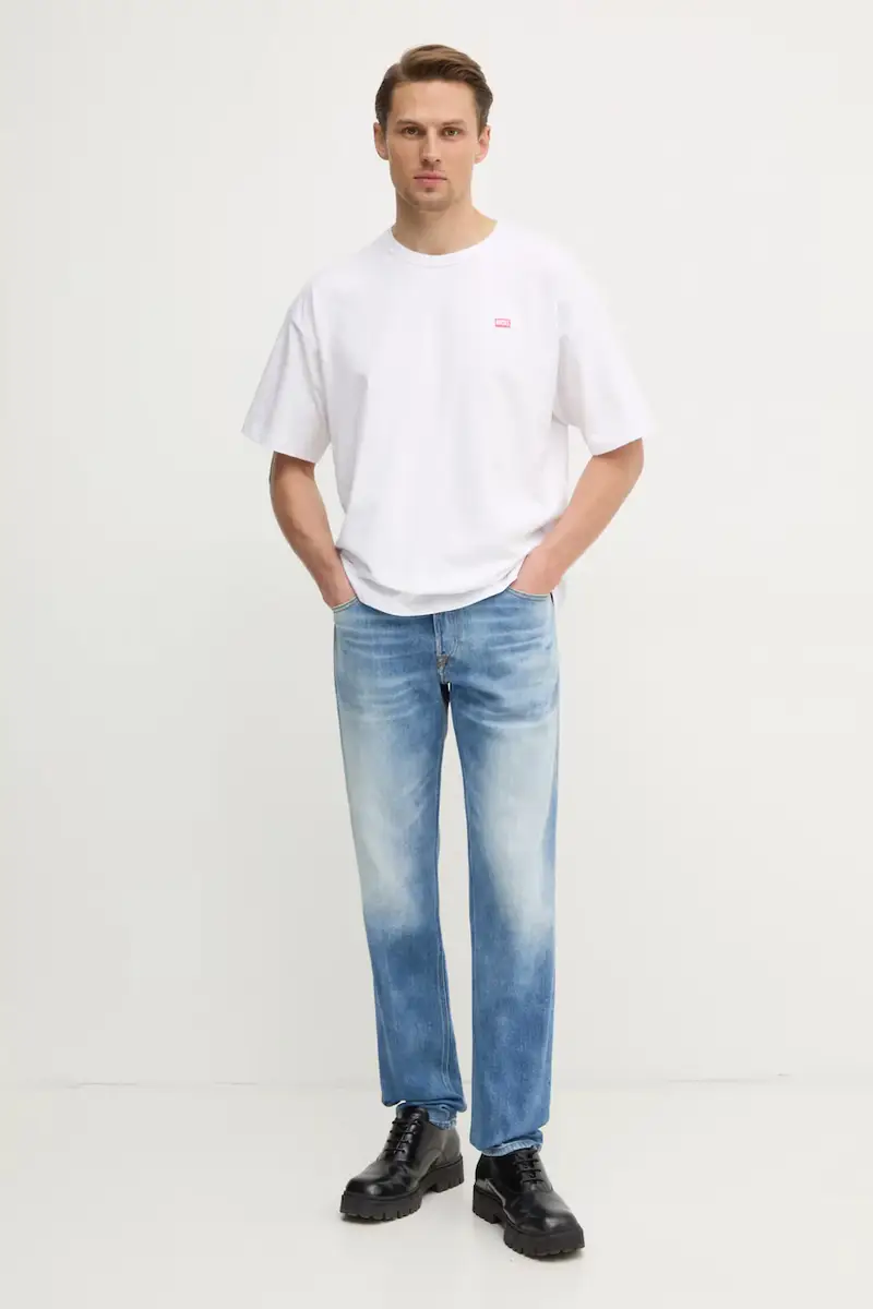 Diesel T-shirt Uomo Bianco 3242874 miniatura 2