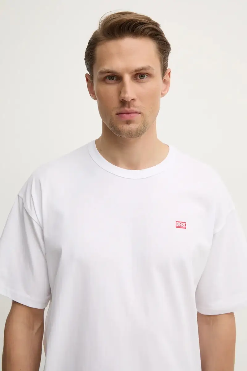 Diesel T-shirt Uomo Bianco 3242874 miniatura 4
