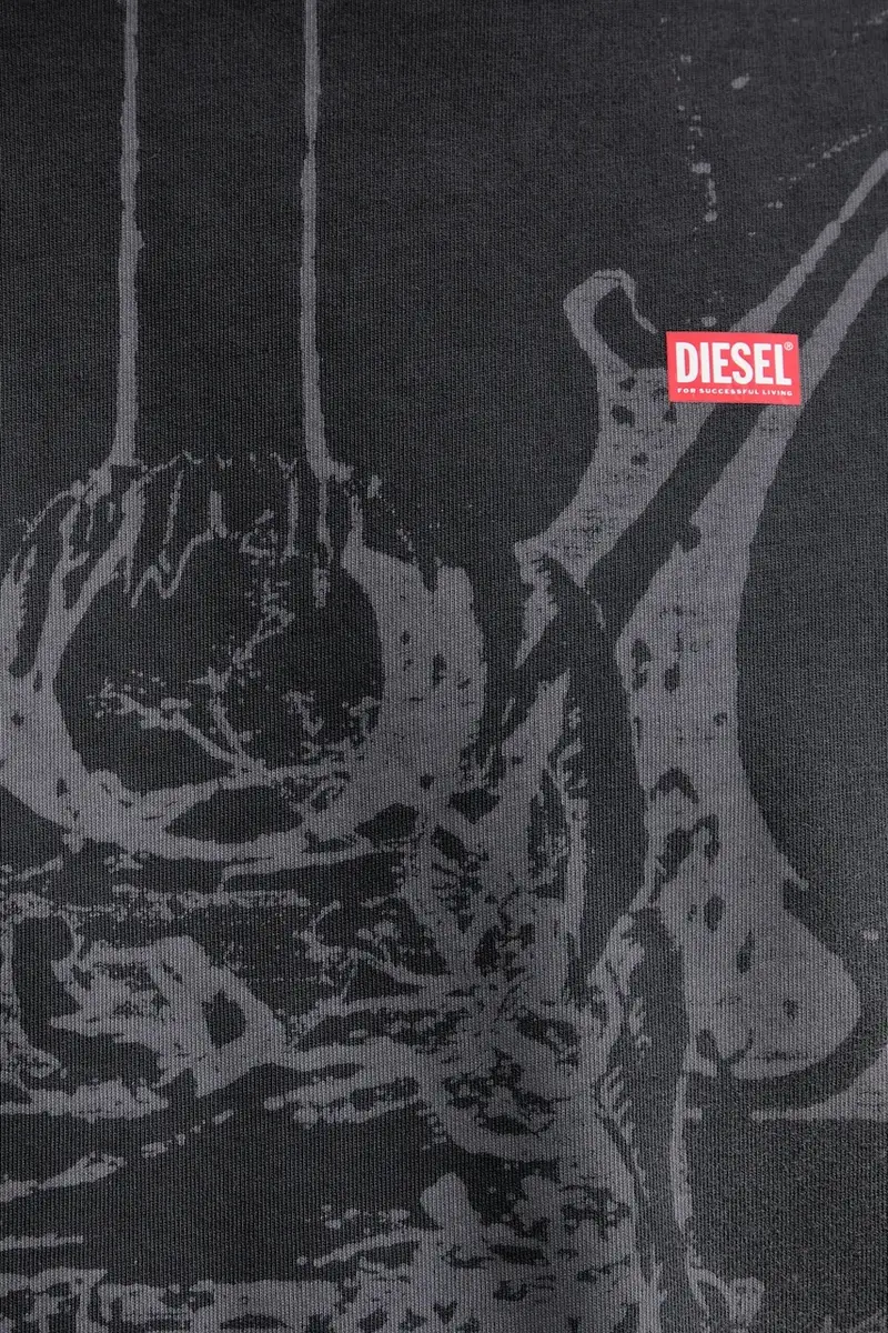 Diesel T-shirt Uomo Grigio 3249977 miniatura 5