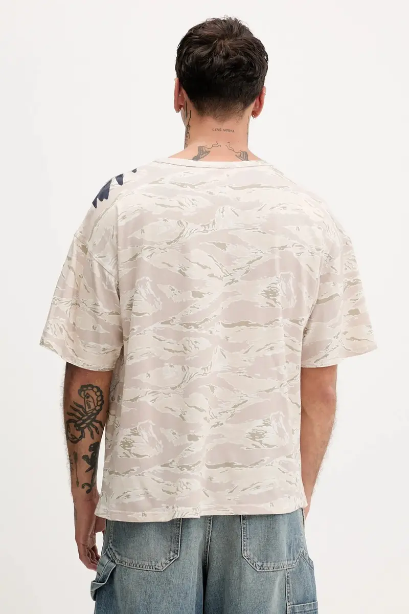 Diesel T-shirt Uomo Beige 3242673 miniatura 3