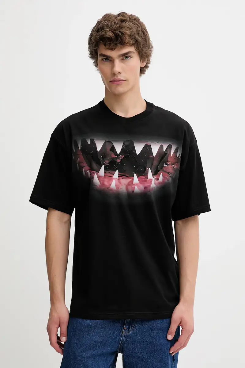 Diesel T-shirt Uomo Nero 3647924