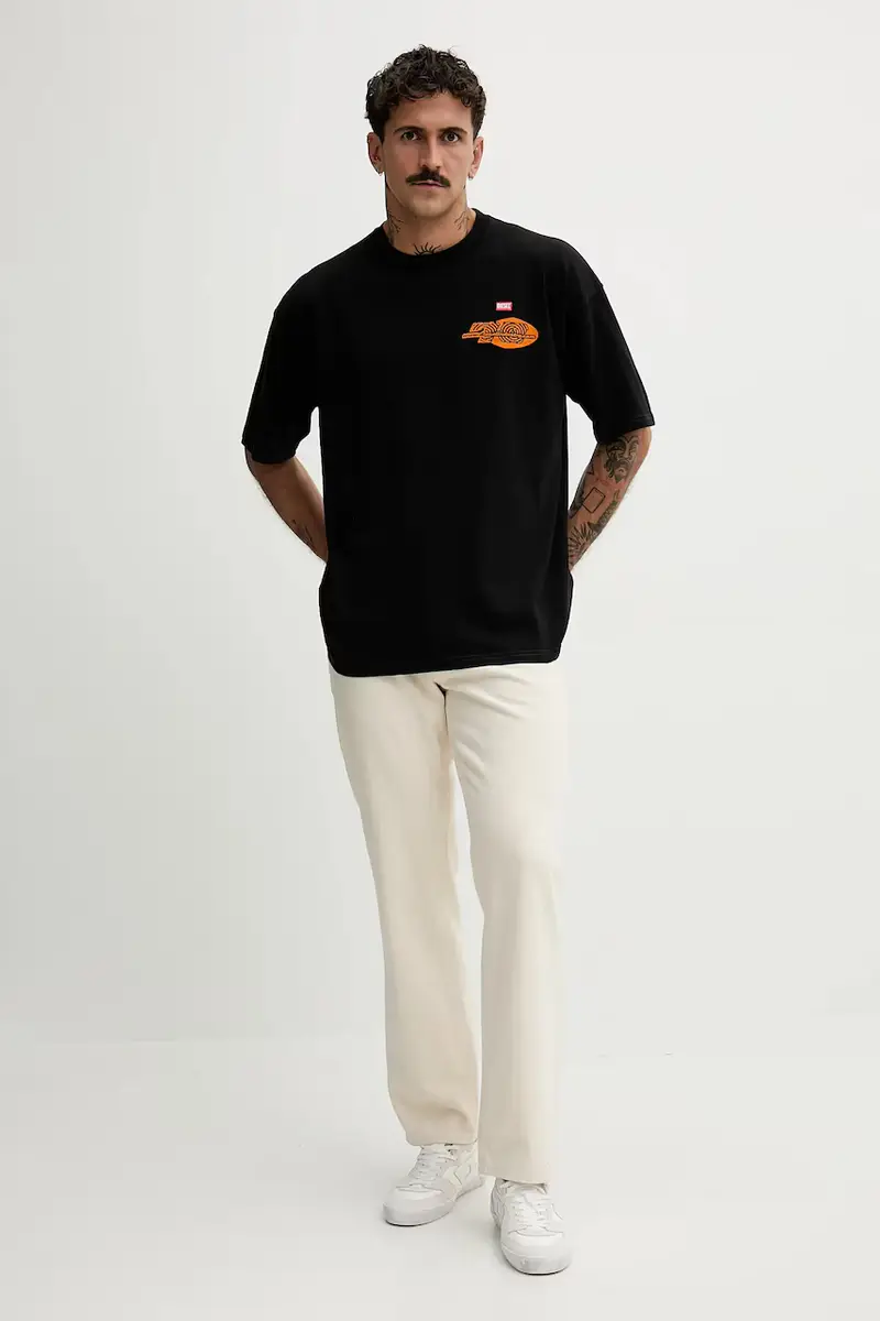 Diesel T-shirt Uomo Nero 3647920 miniatura 2