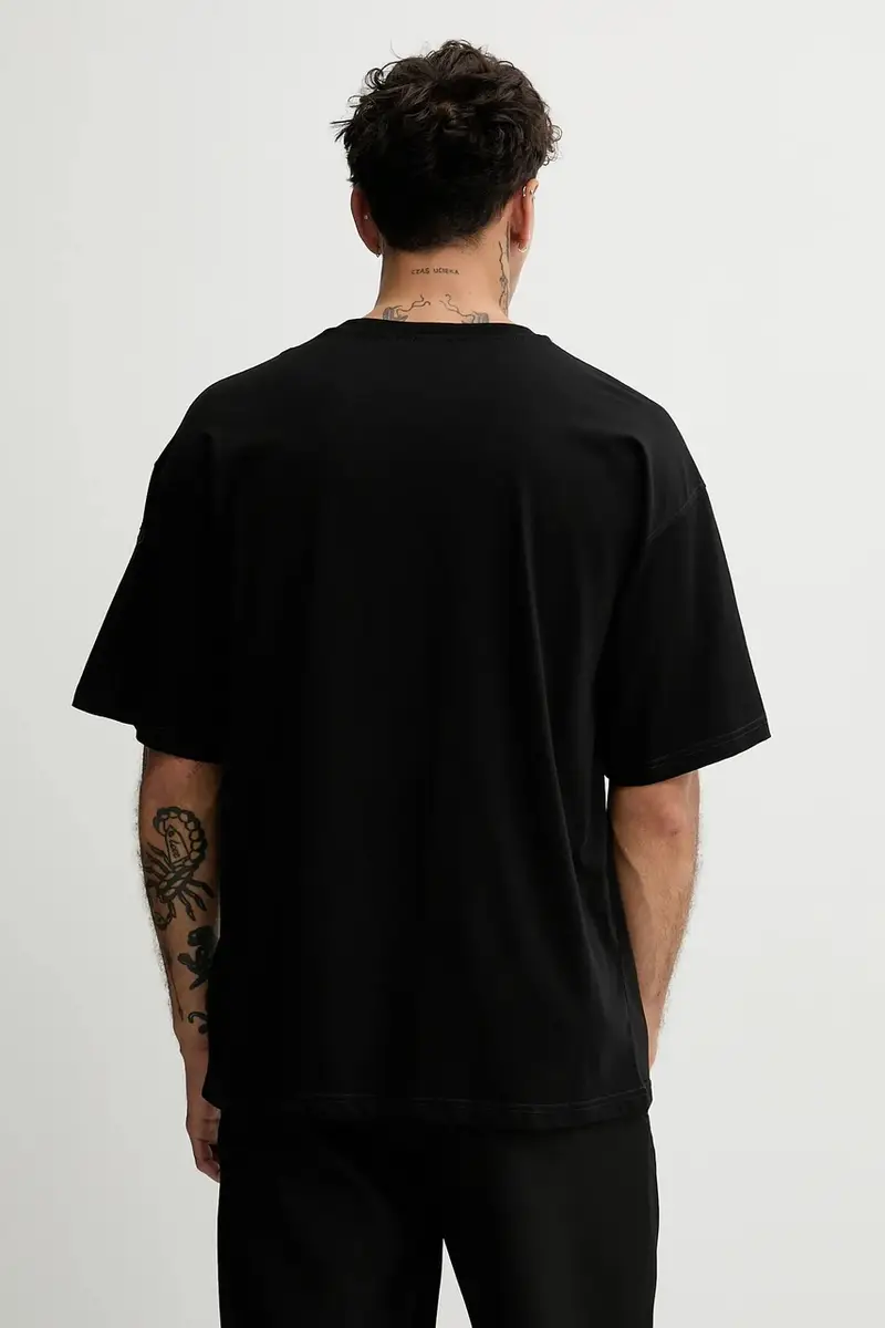 Diesel T-shirt Uomo Nero 3647836 miniatura 3