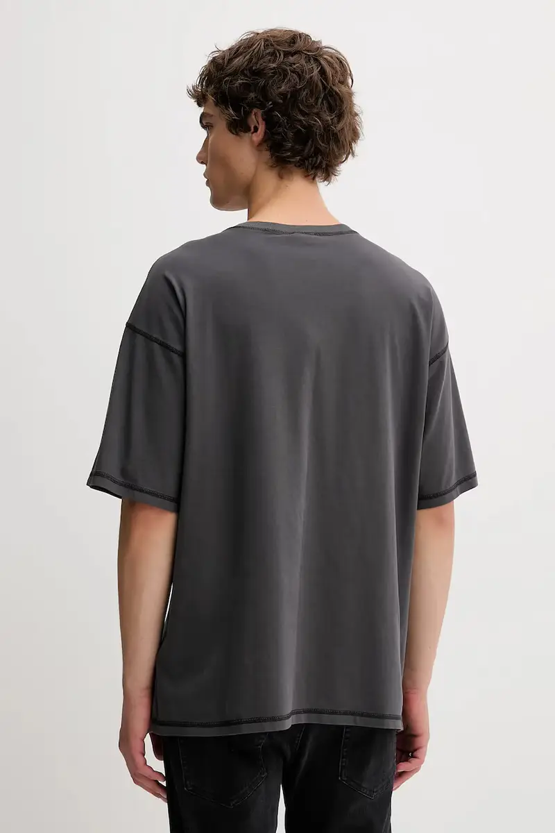 Diesel T-shirt Uomo Grigio 3611542 miniatura 3