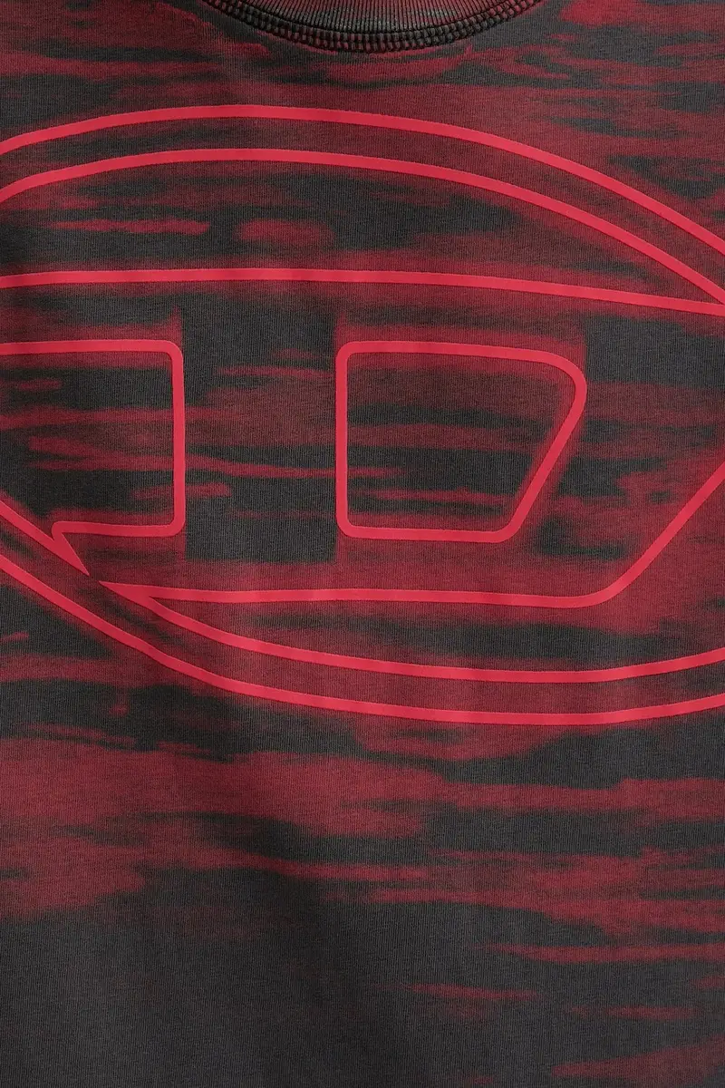 Diesel T-shirt Uomo Grigio 3611542 miniatura 5