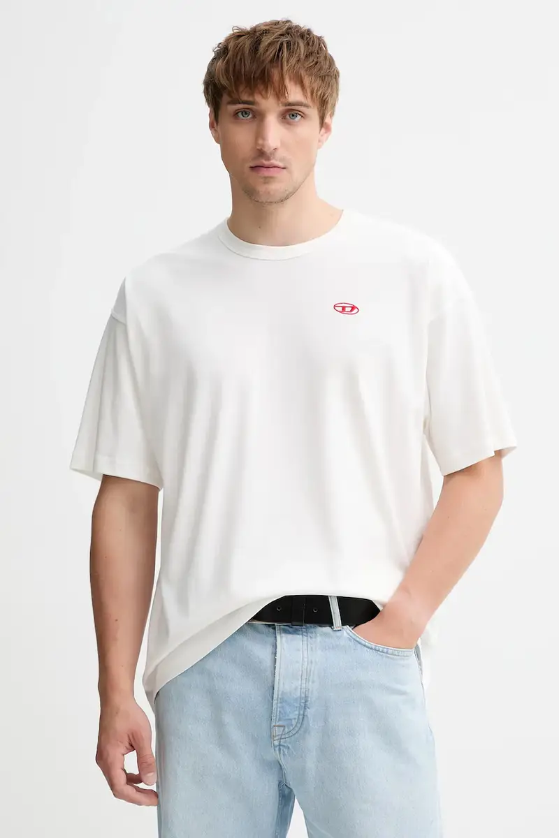 Diesel T-shirt Uomo Bianco 3243293