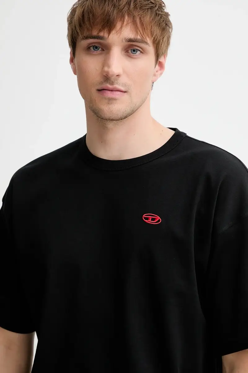 Diesel T-shirt Uomo Nero 3275755 miniatura 4