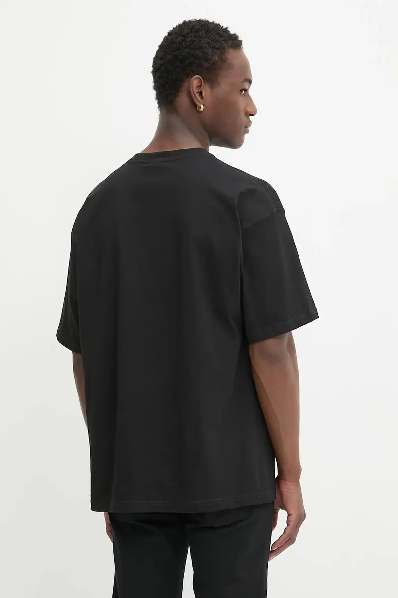 Diesel T-shirt Uomo Nero 3376260 miniatura 3