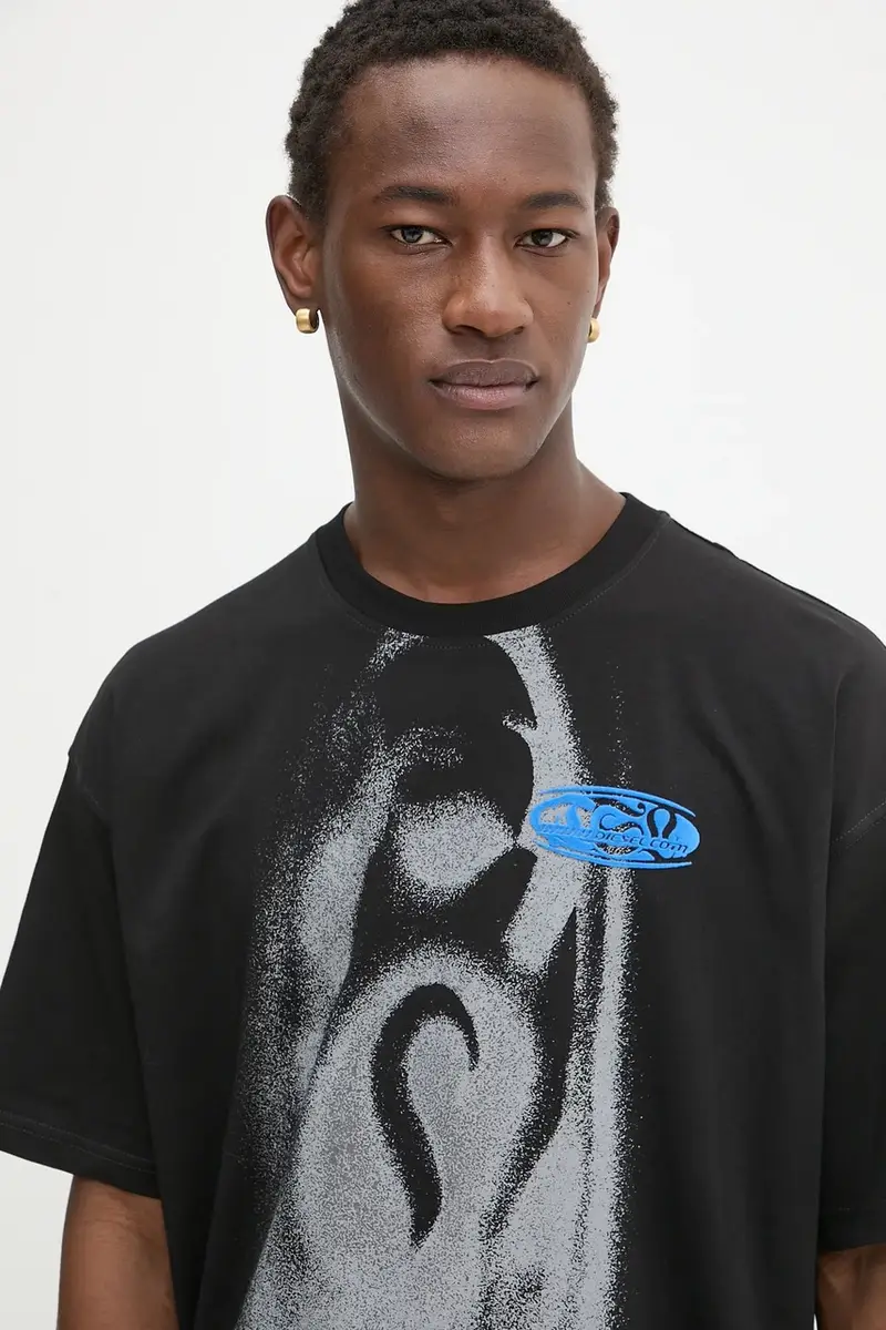 Diesel T-shirt Uomo Nero 3376260 miniatura 4