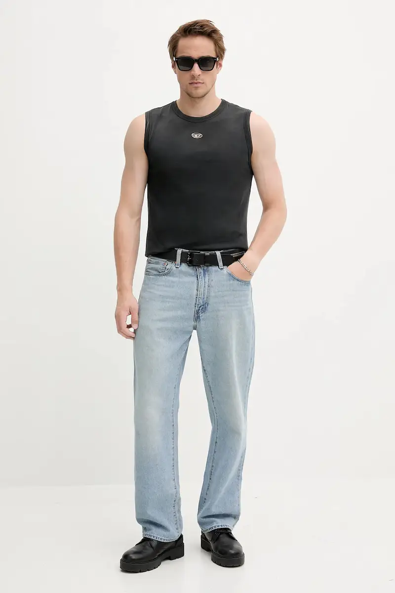 t-shirt in cotone T-BRICO-NEW colore nero A19632.0CHBI miniatura 2