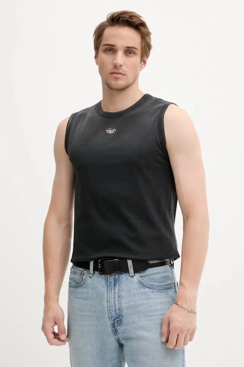 t-shirt in cotone T-BRICO-NEW colore nero A19632.0CHBI
