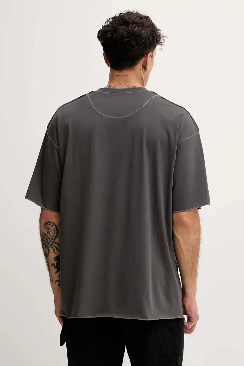 Diesel T-shirt Uomo Grigio 3611463 miniatura 3