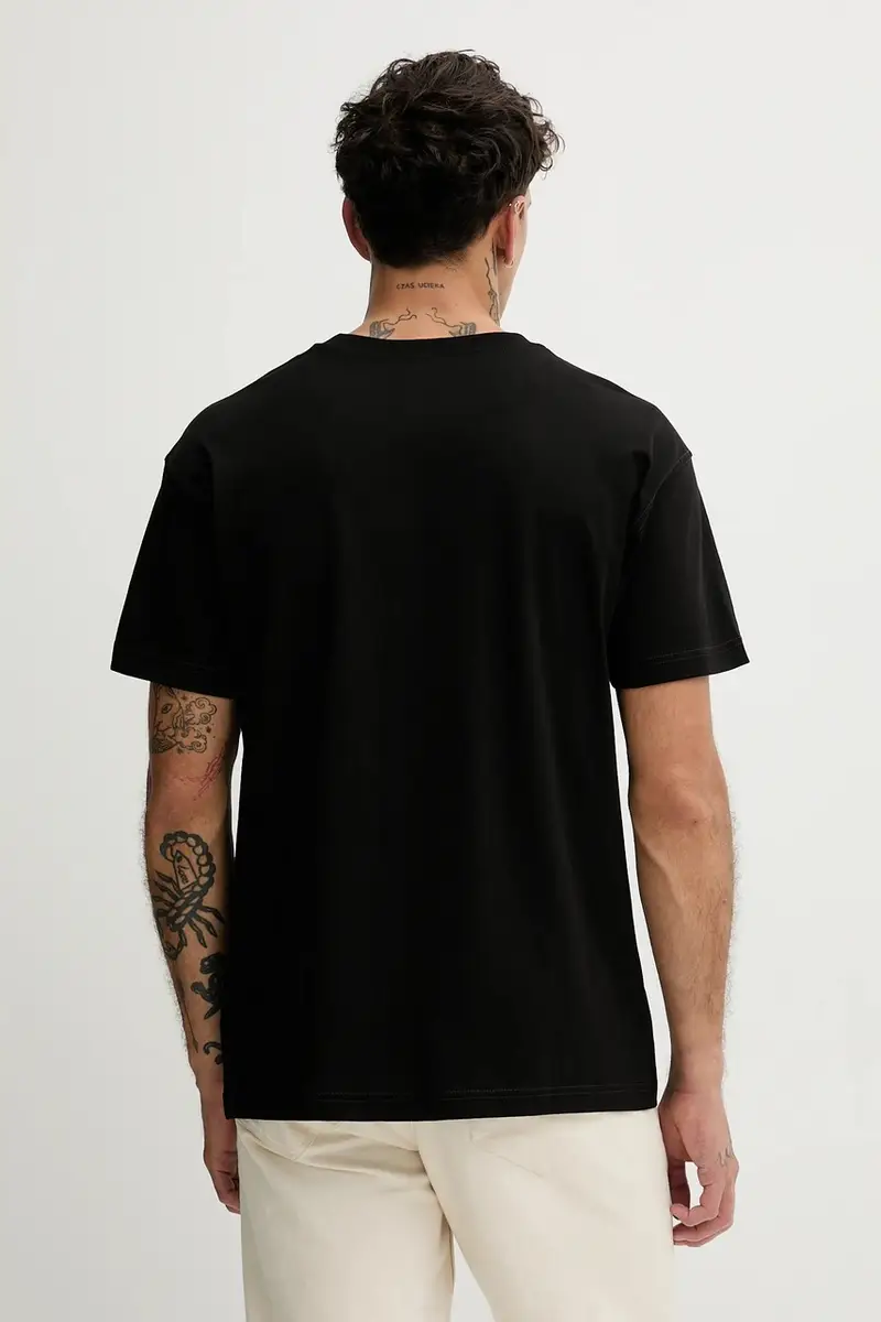 Diesel T-shirt Uomo Nero 3647909 miniatura 3