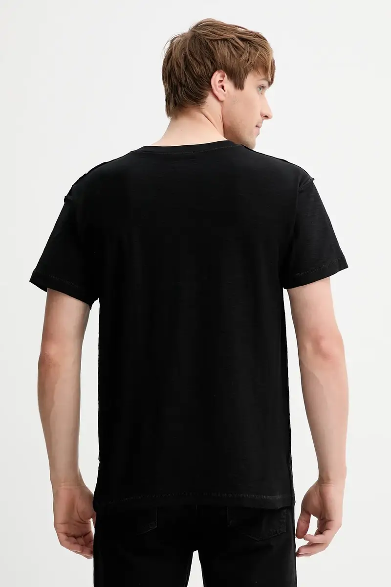 Diesel T-shirt Uomo Nero 3275756 miniatura 3