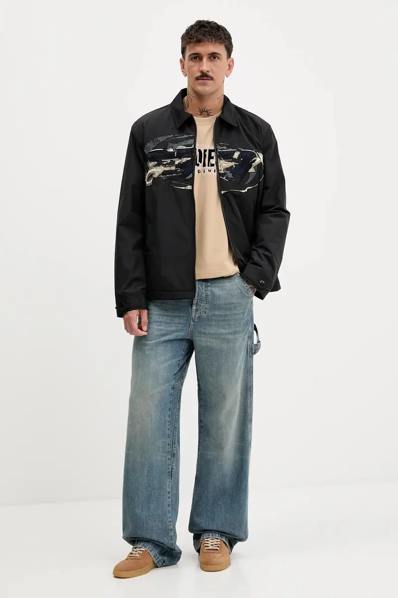 Diesel T-shirt Uomo Beige 3242670 miniatura 2