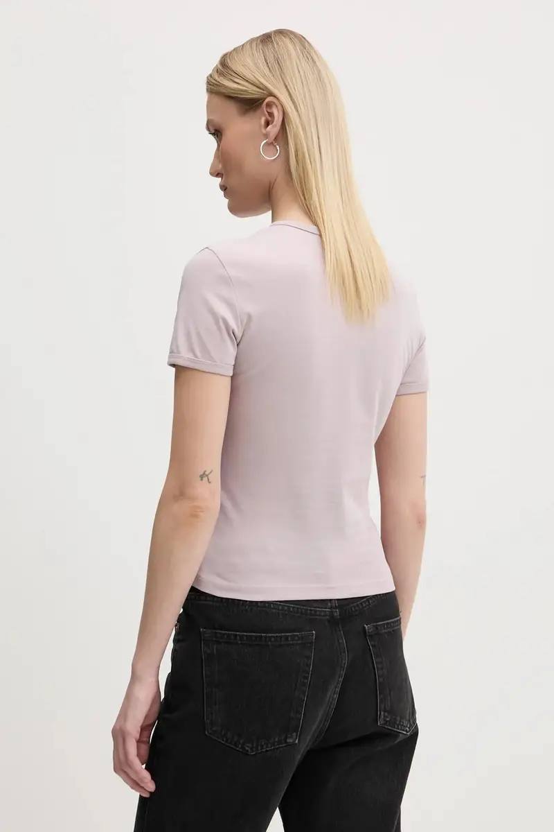 Diesel T-shirt Donna Rosa 3338878 miniatura 3
