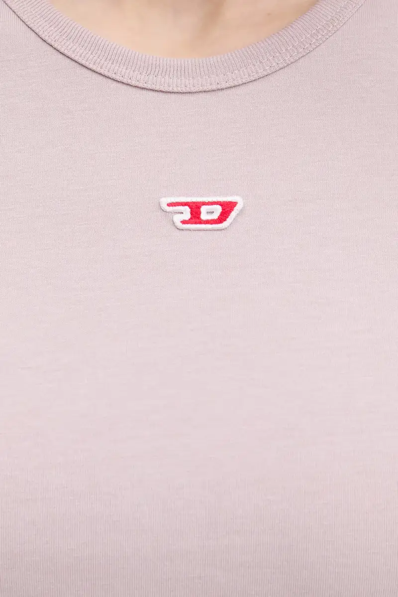 Diesel T-shirt Donna Rosa 3338878 miniatura 5