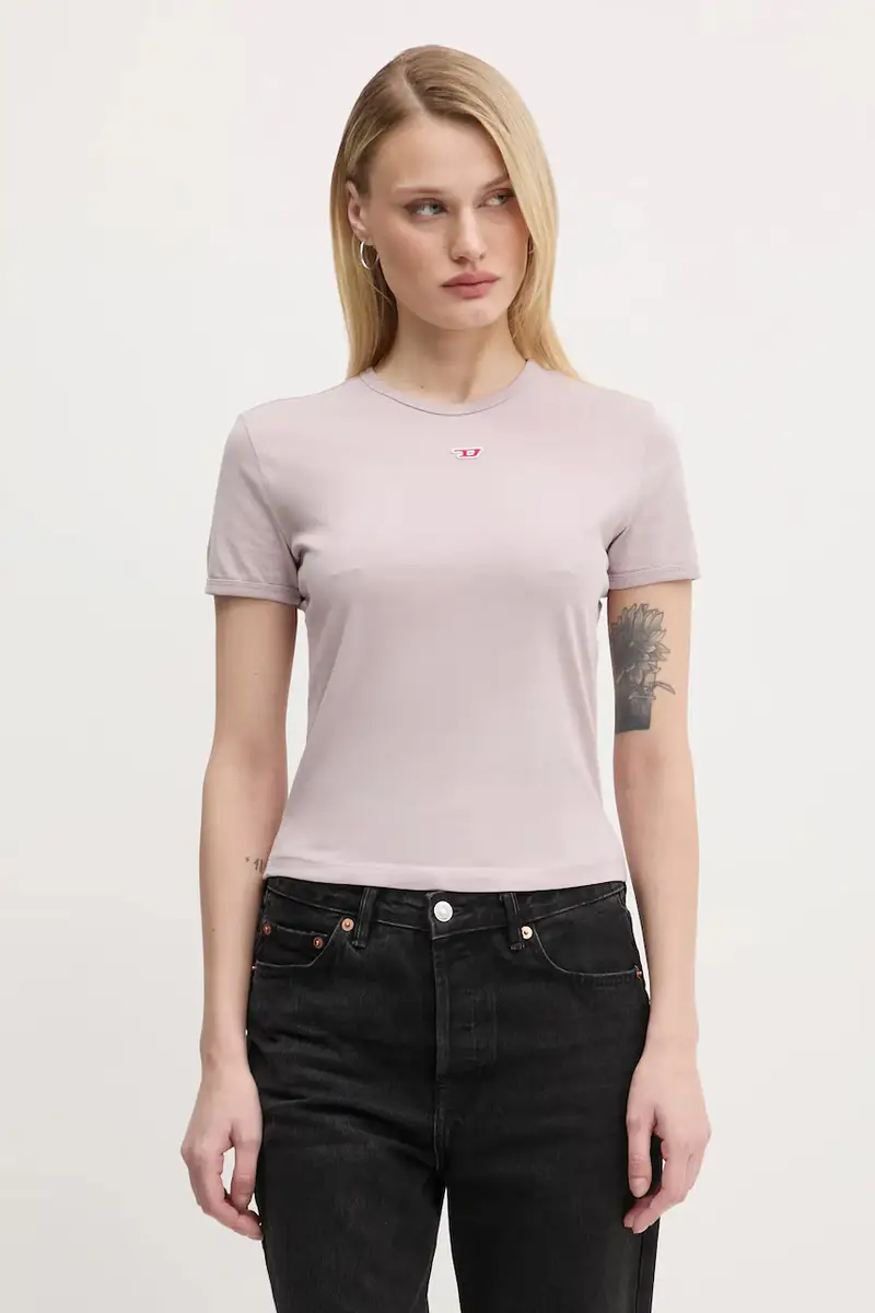 Diesel T-shirt Donna Rosa 3338878