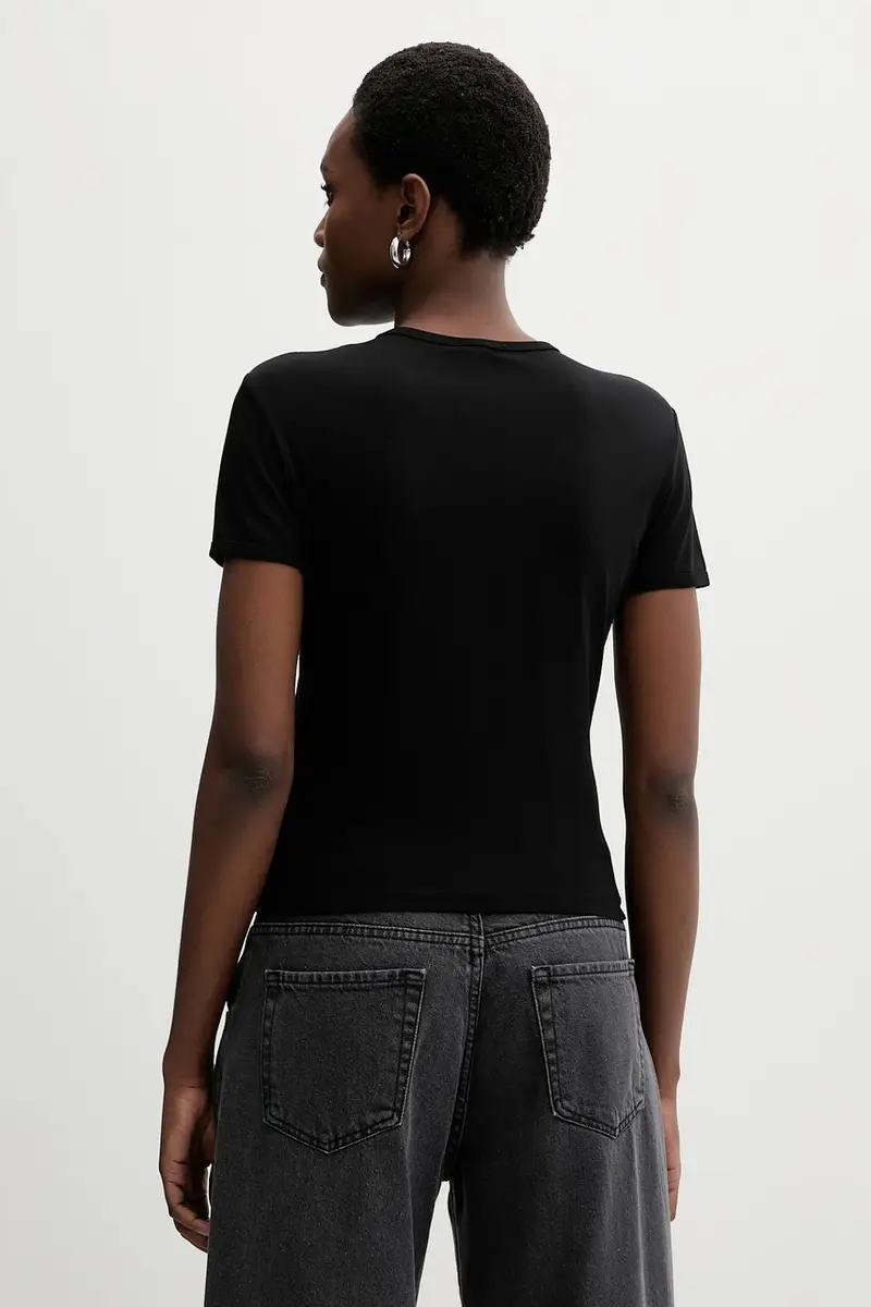 Diesel T-shirt Donna Nero 3263066 miniatura 3