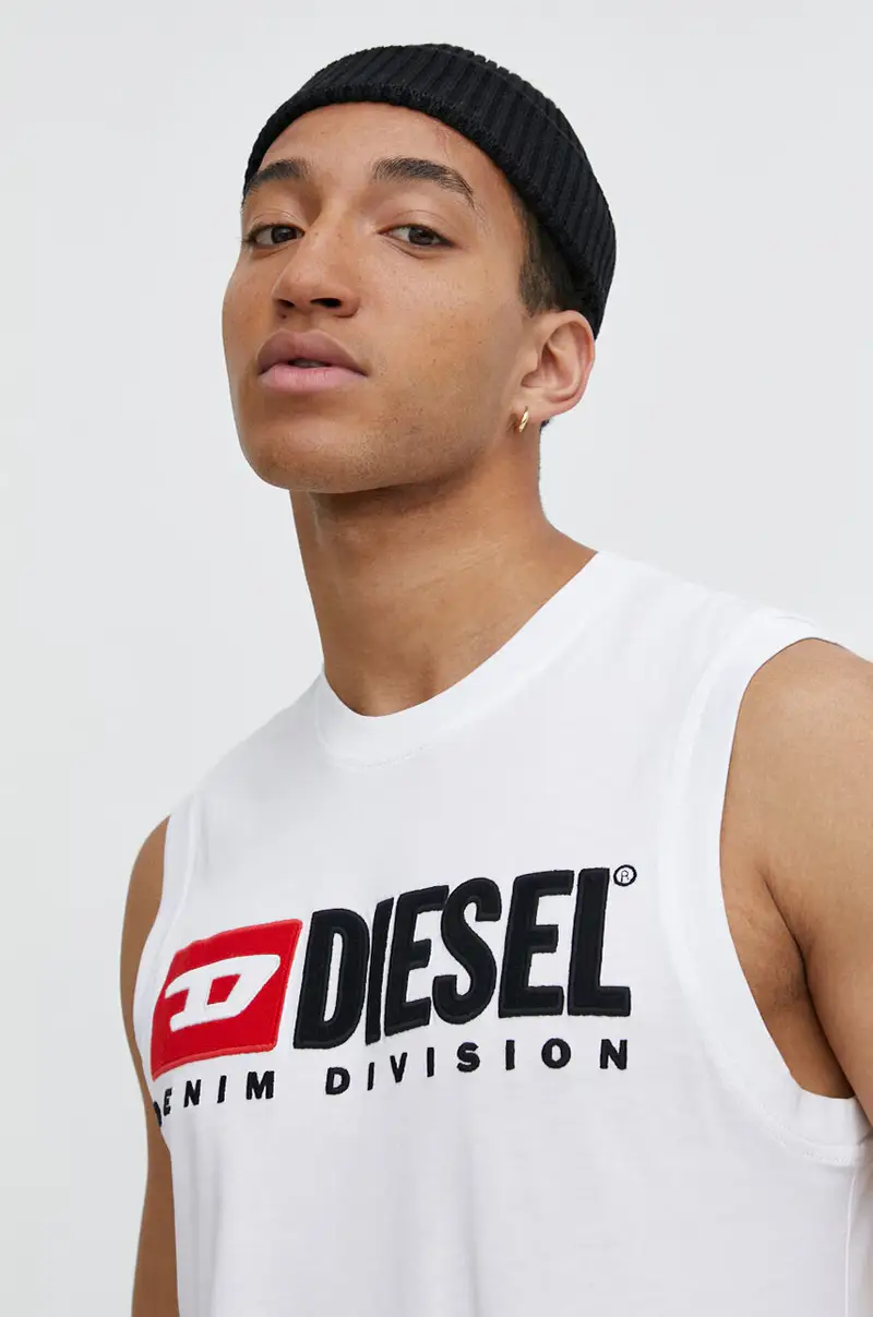 Diesel T-shirt Uomo Bianco 3576619 miniatura 4