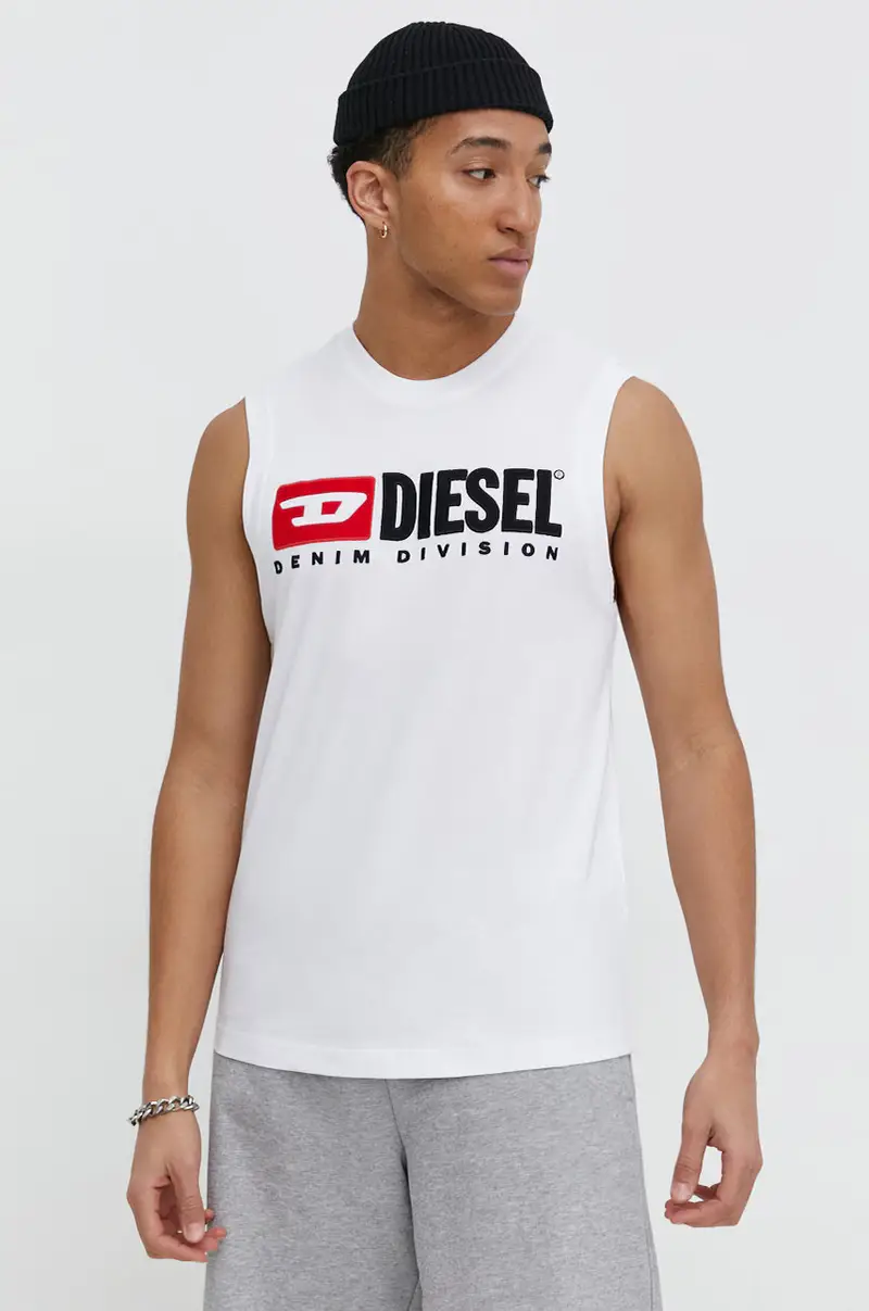 Diesel T-shirt Uomo Bianco 3576619