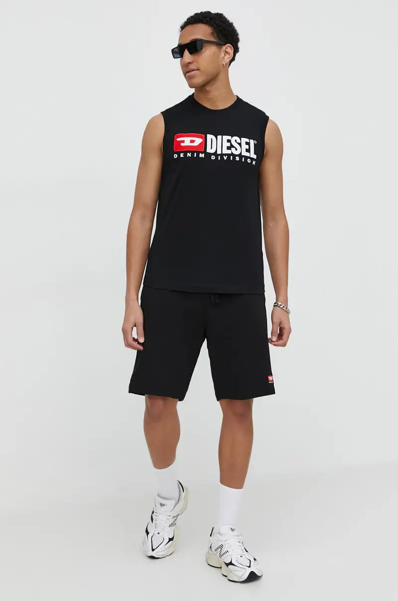Diesel T-shirt Uomo Nero 3625025