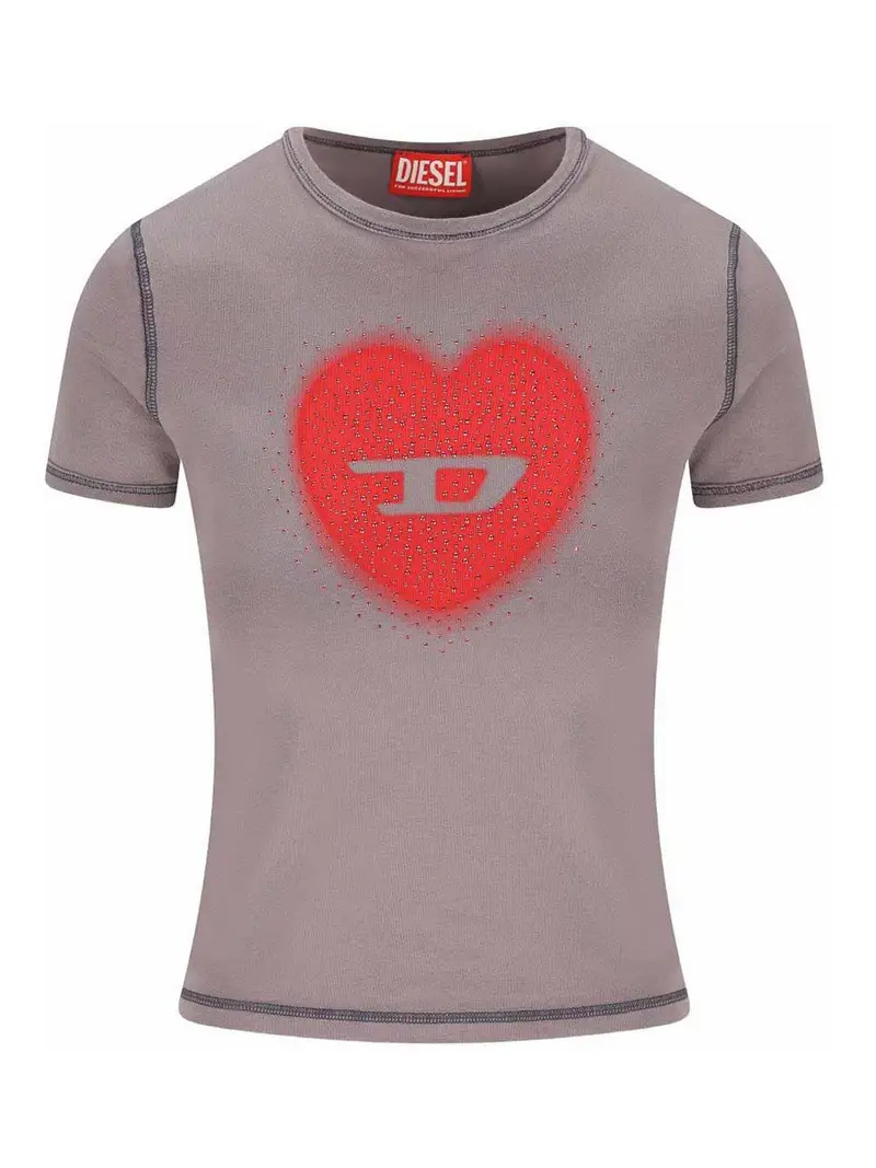 Diesel T-shirt Marrone 4002460