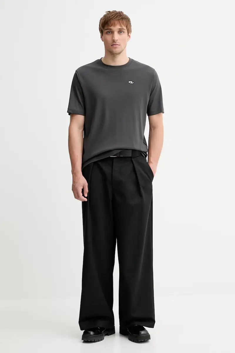 Diesel T-shirt Uomo Grigio 3249872 miniatura 2