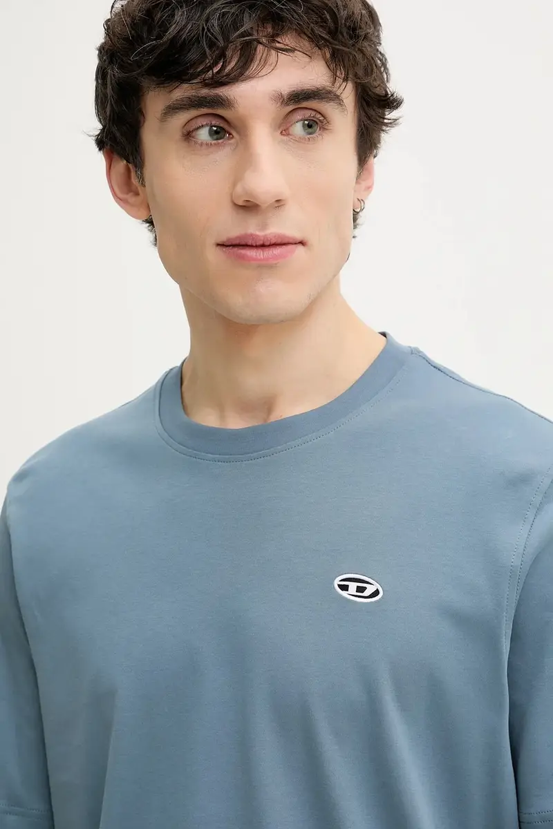 Diesel T-shirt Uomo Blu 3312450 miniatura 4