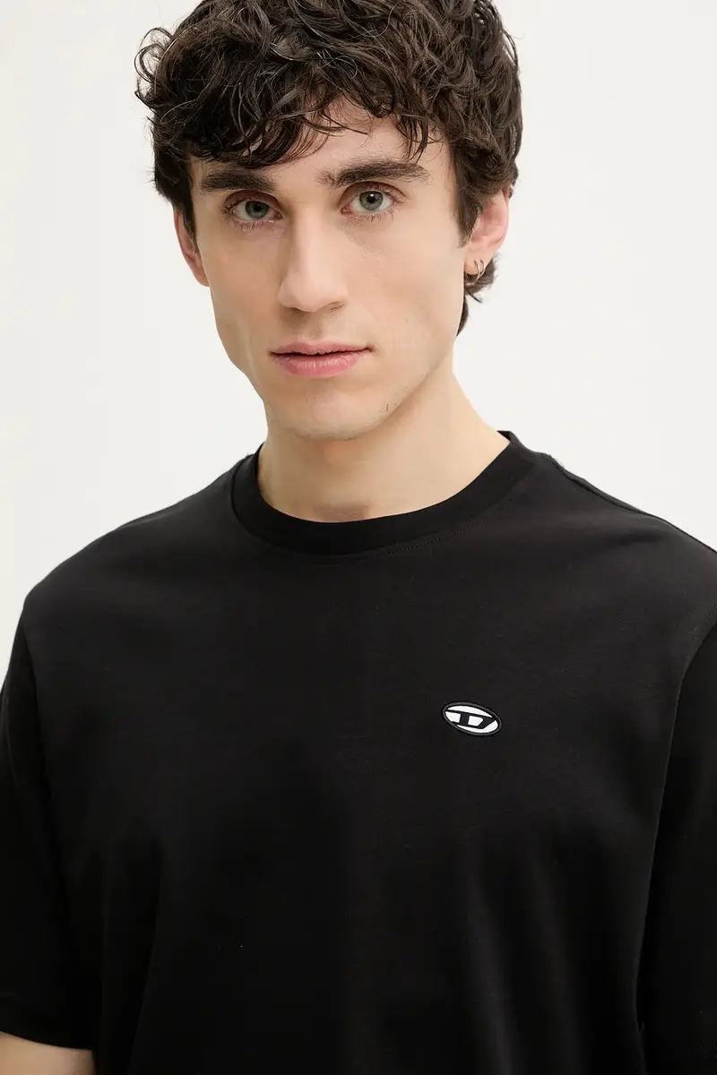 Diesel T-shirt Uomo Nero 3335676 miniatura 4